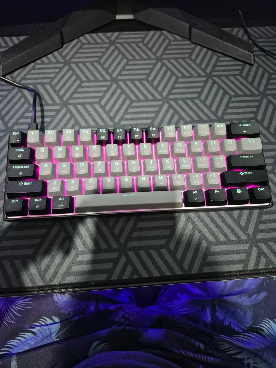 Teclado mecânico 60% HUO Jl - Foto 4