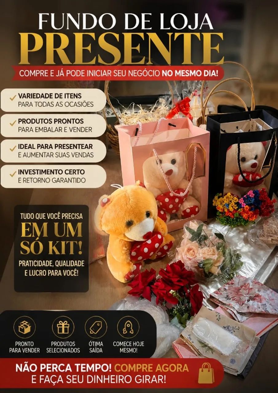FUNDO DE LOJA DE PRESENTE