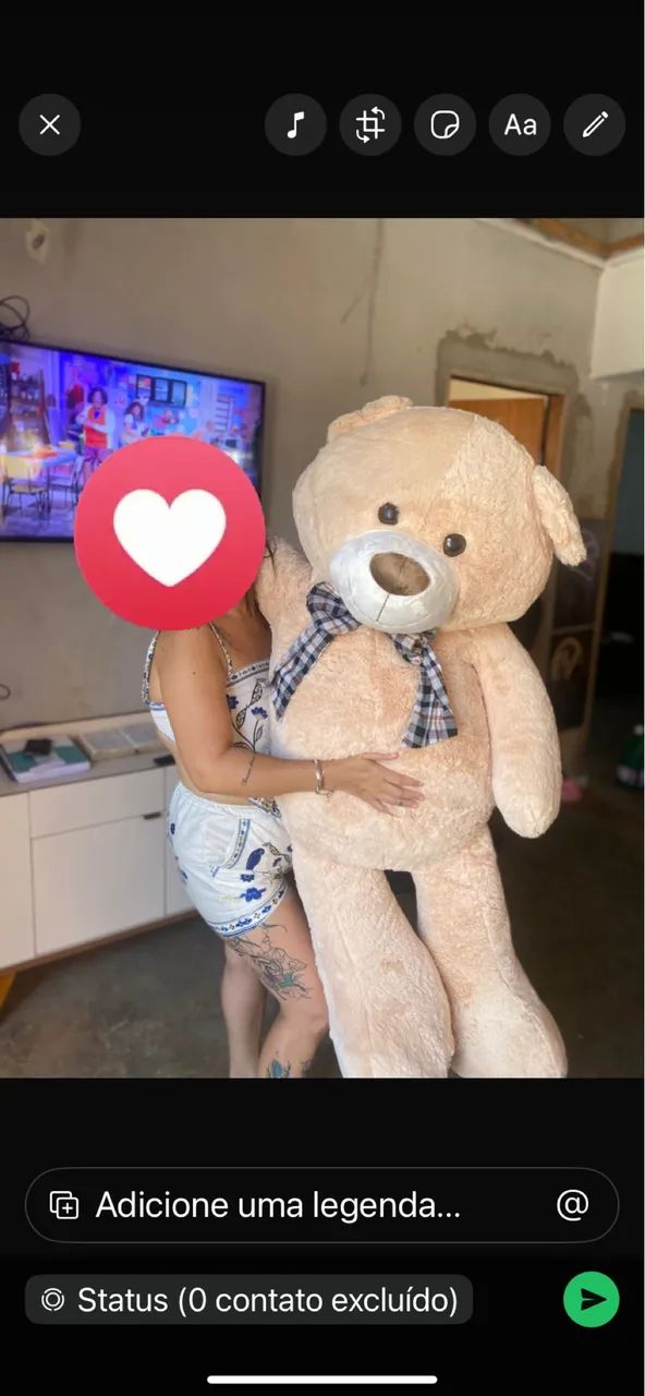 Vendo urso de pelúcia 