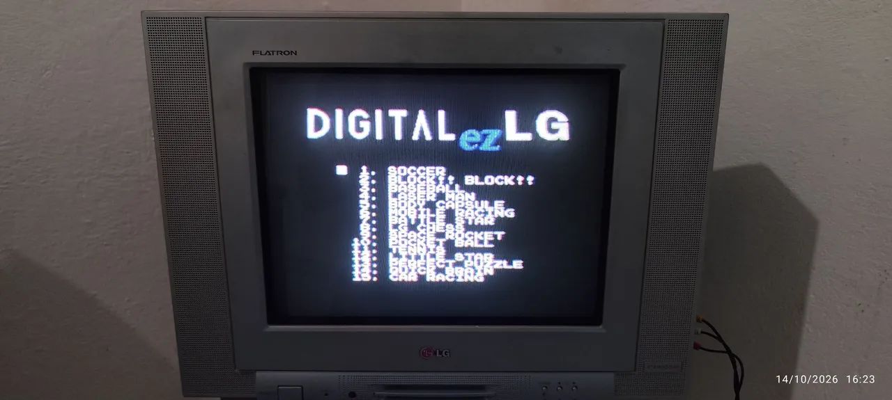 TV LG 15 polegadas tubo com 15 games internos. - Foto 2