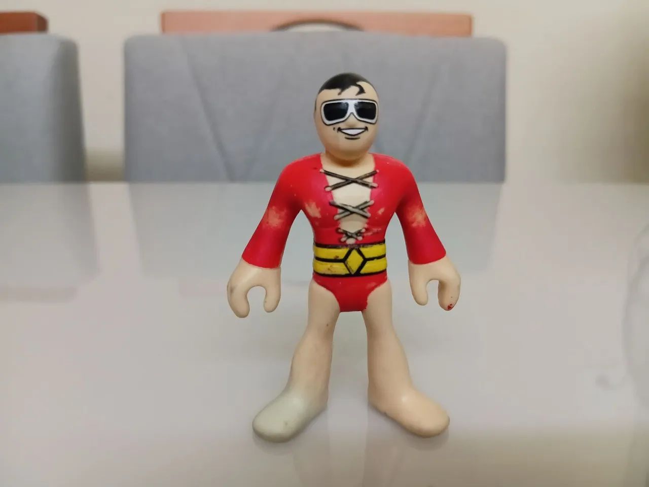 Imaginext boneco homem borracha 