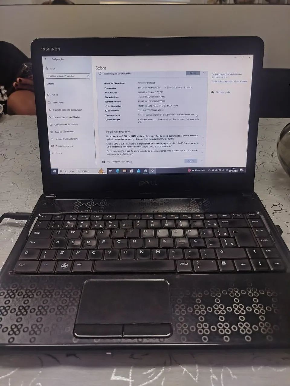 Notebook Dell i3 SSD de 120gb + 4gb Ram - Foto 2