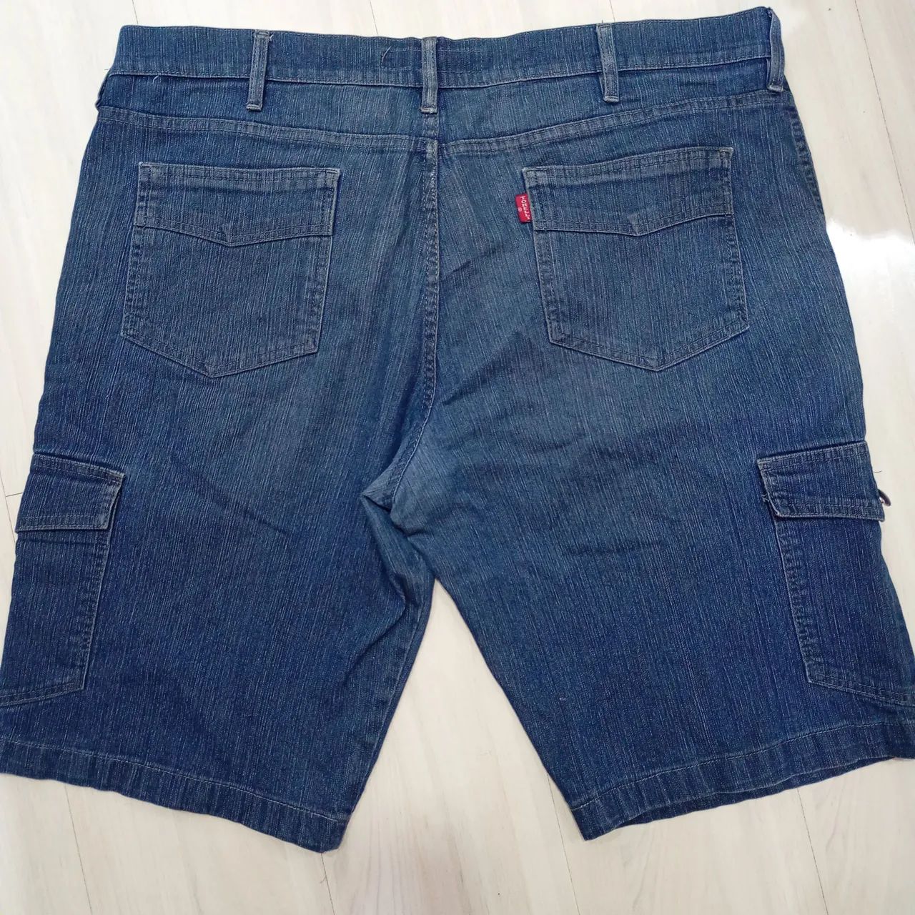 Short jeans masculino tamanho 54 - Foto 4