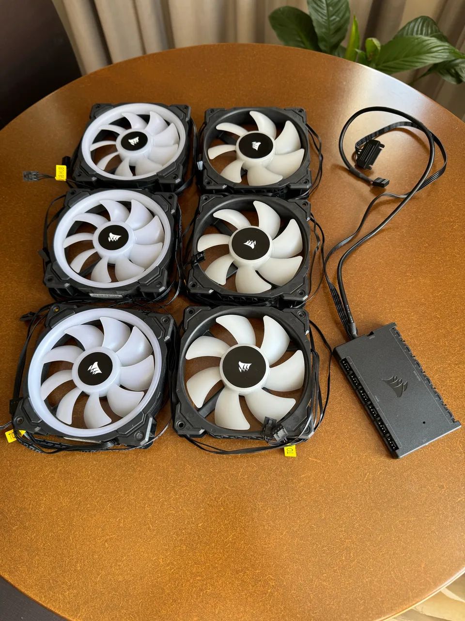 Kit 6 Fans Ventoinhas Corsair RGB + Controladora - Foto 2
