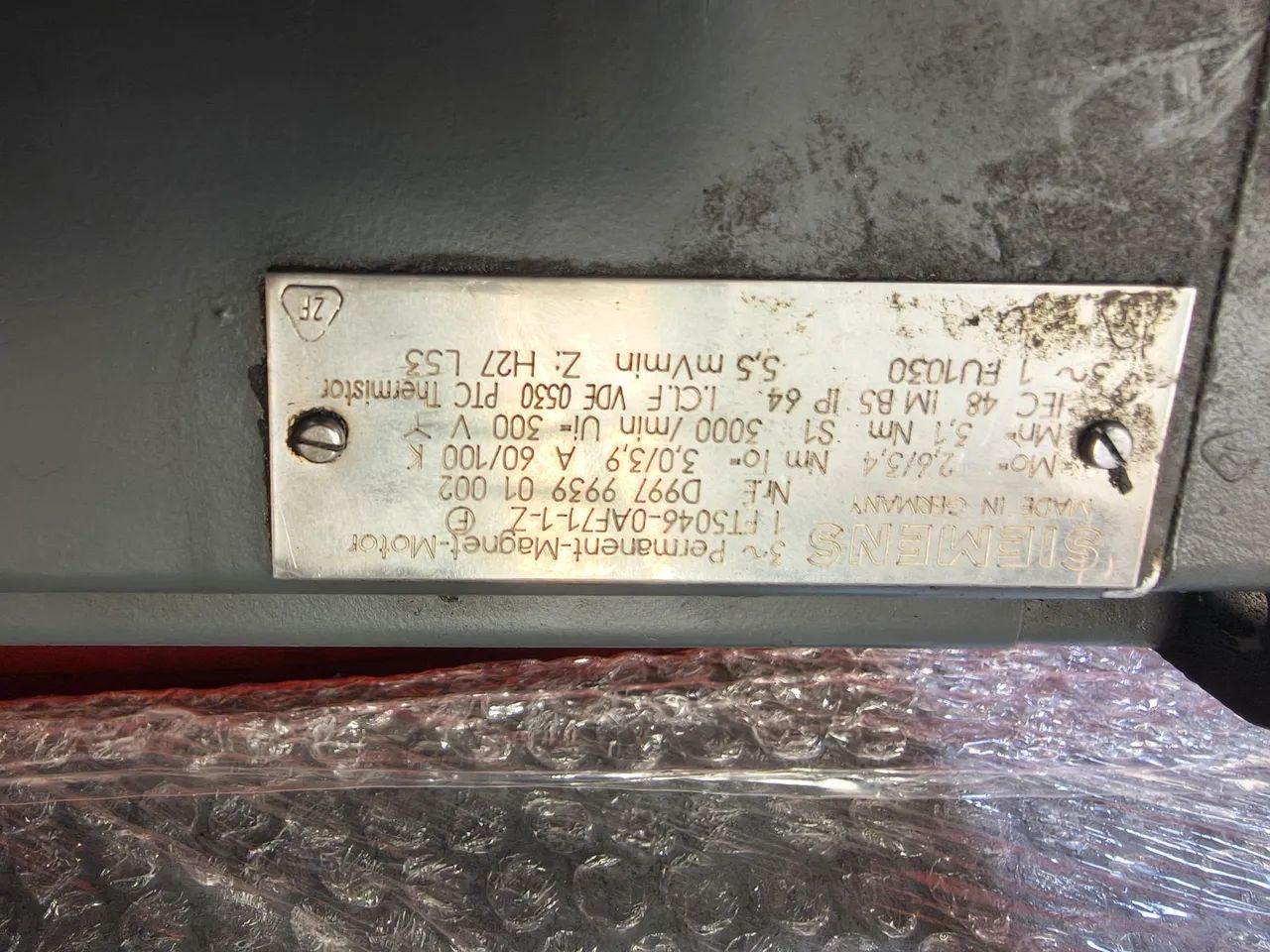 Simodrive ( drive e motor eixo X ) - Foto 4