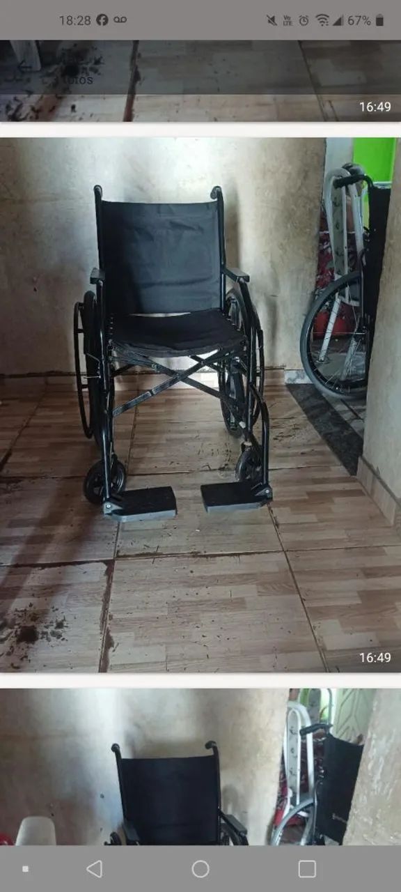 Vende se cadeira de roda  - Foto 2