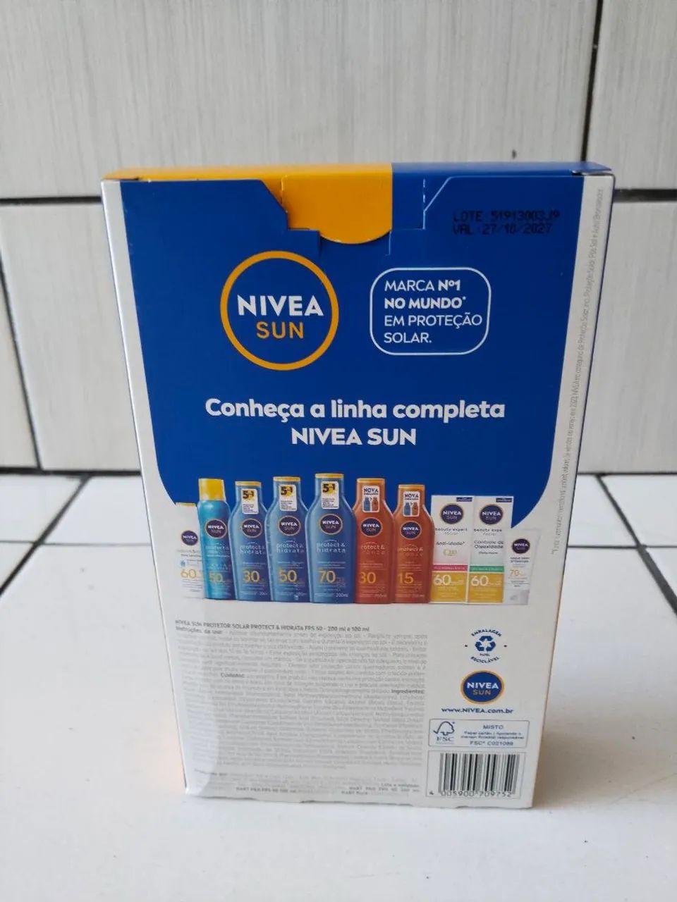 Protetor Solar FPS 50 Nivea. 200ml +100ml. - Foto 2