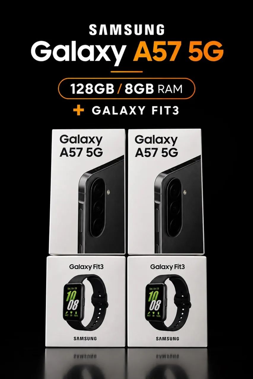 SAMSUNG A57 5G + RELOGIO SAMSUNG FIT 3