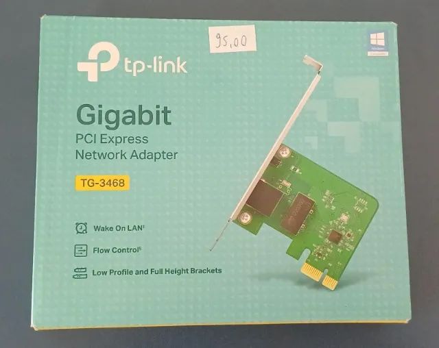 Placa de rede Tp-Link Gigabit Tg-3468 (nova na caixa)
