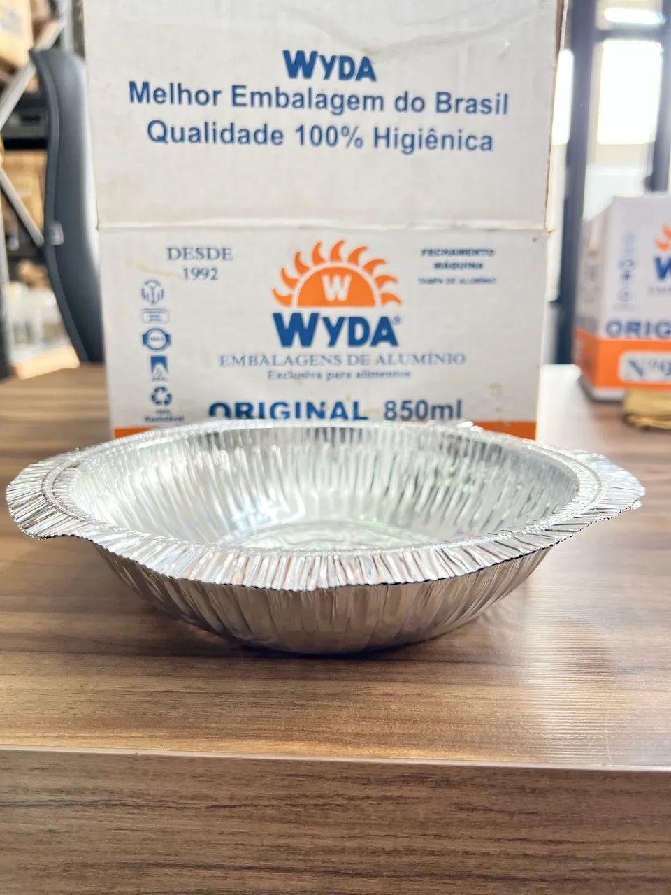 Marmitex alumínio Wyda 850ml e 1200ml - Foto 5