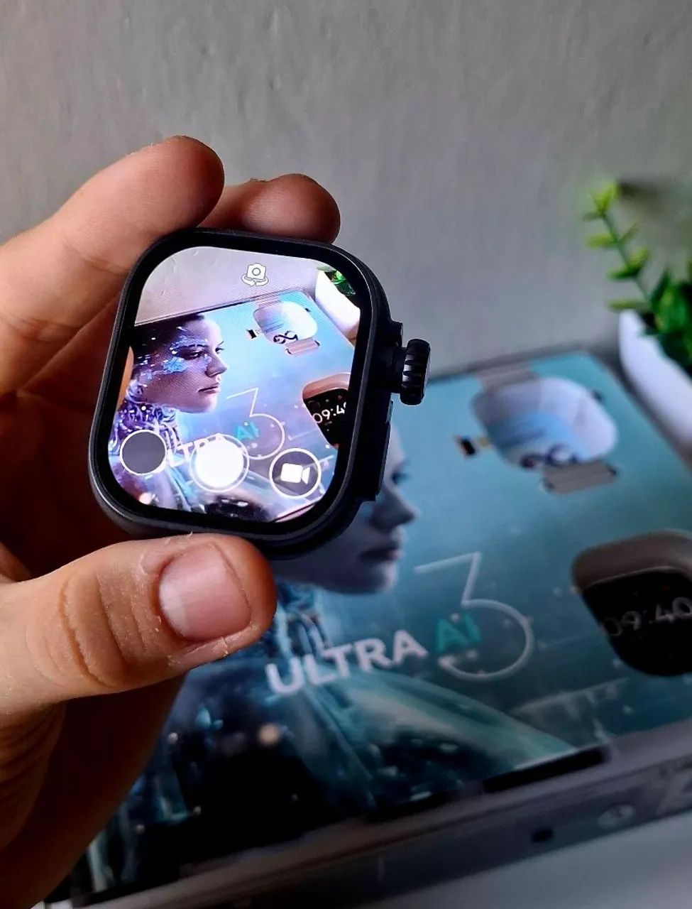 SmartWatch Ultra AI 3 CHIP + ANDROID + 4 PULSEIRAS  - Foto 3