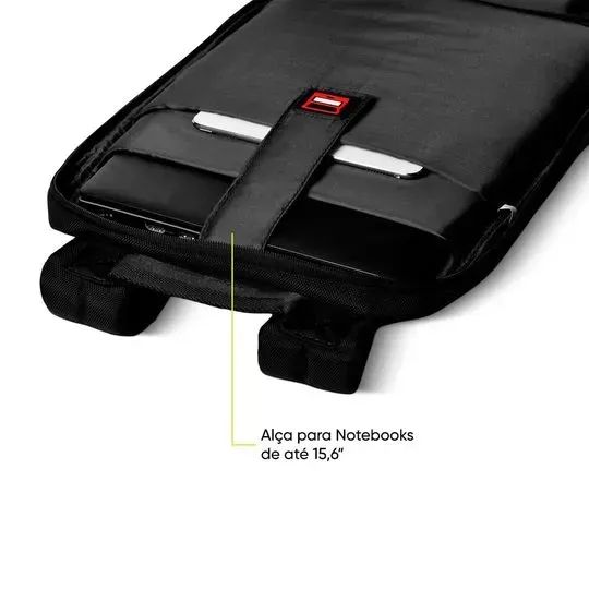 Mochila para Notebook Get Prime Preta 15.6" - Wzetta - Foto 3