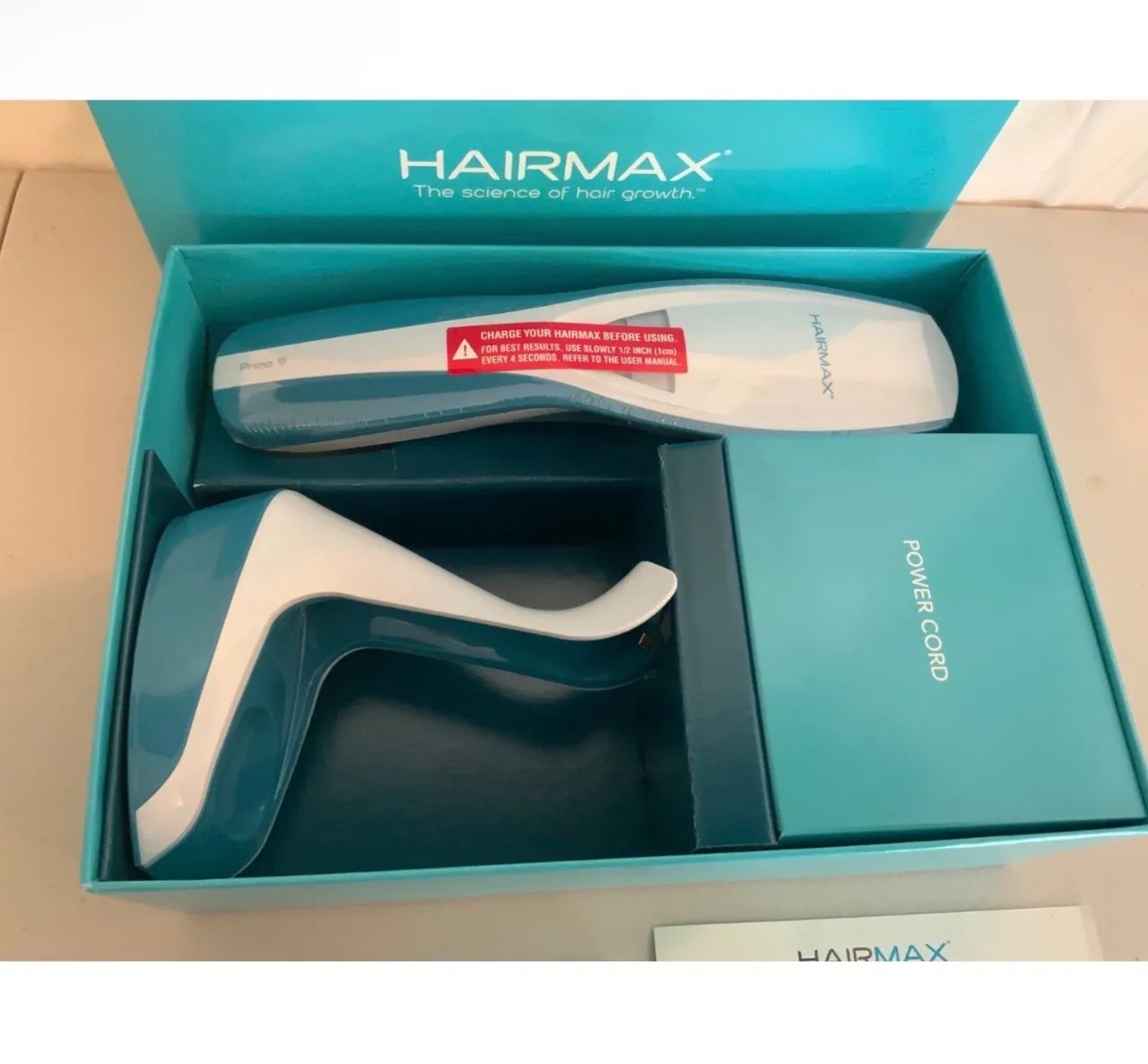 Escova hairmax laser nova para queda de cabelo  - Foto 3
