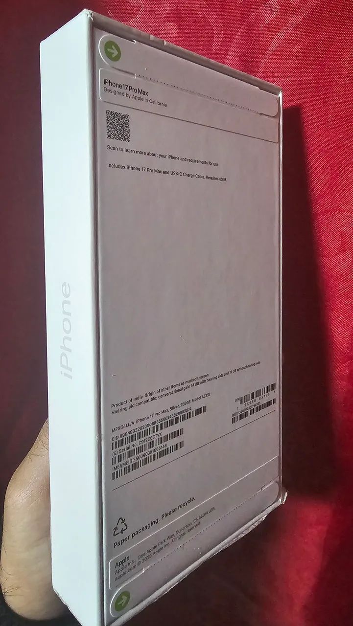 Iphone 17 Pro Max 256gb Lacrado