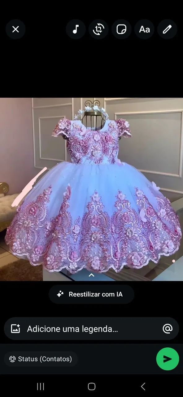 Vestido infantil 