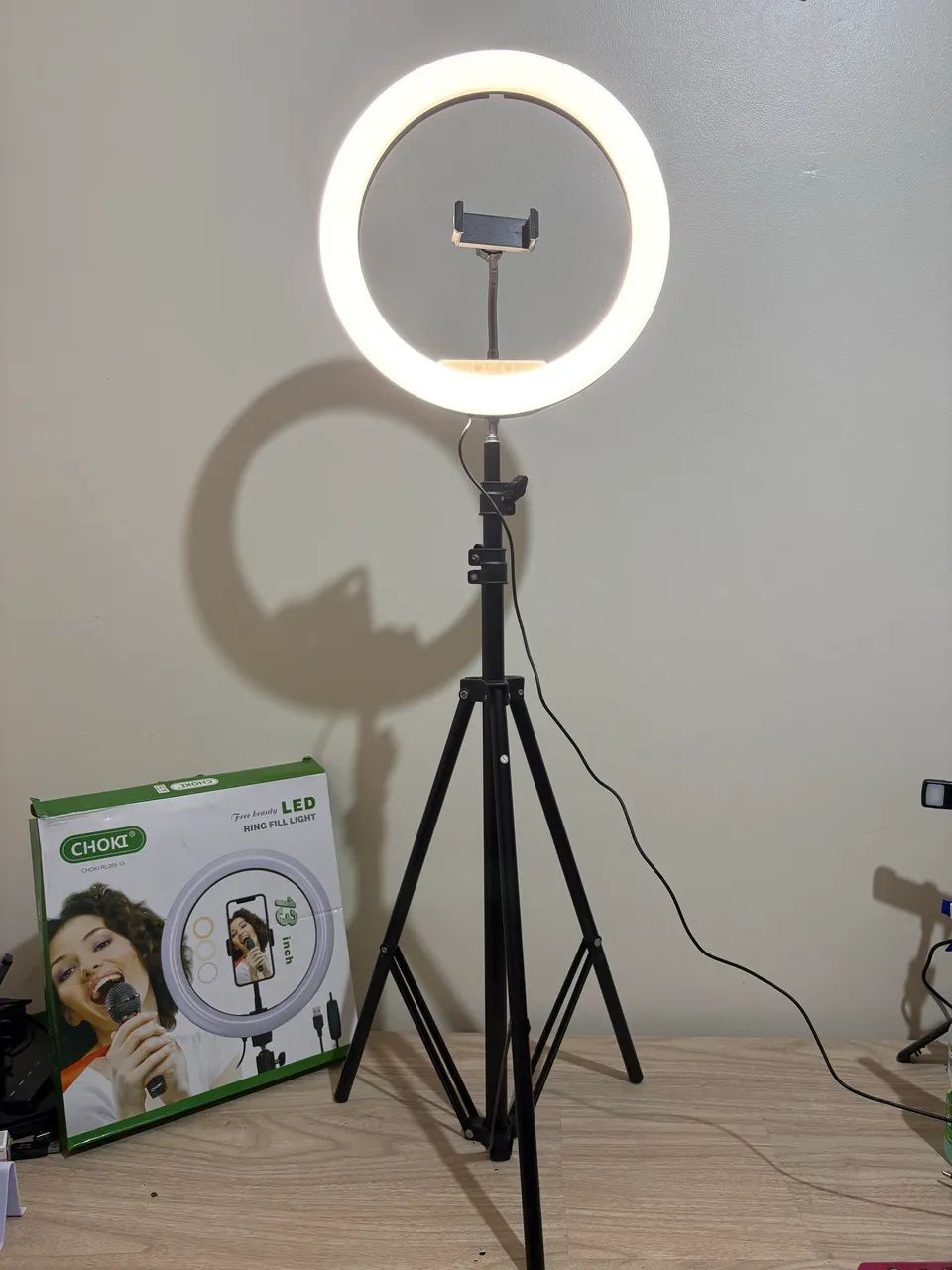Kit Ring Light com suporte  - Foto 5