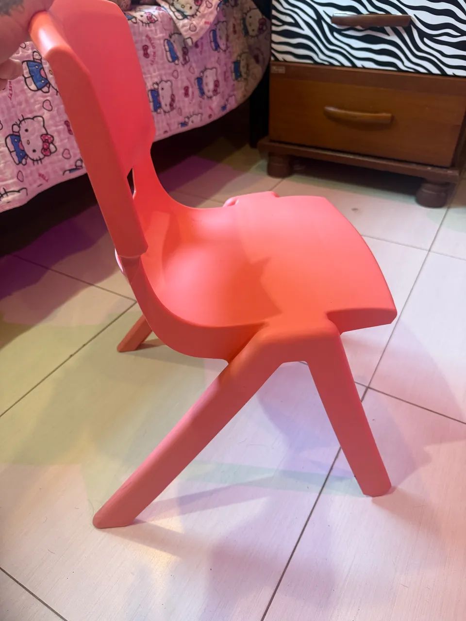 cadeira infantil rosa