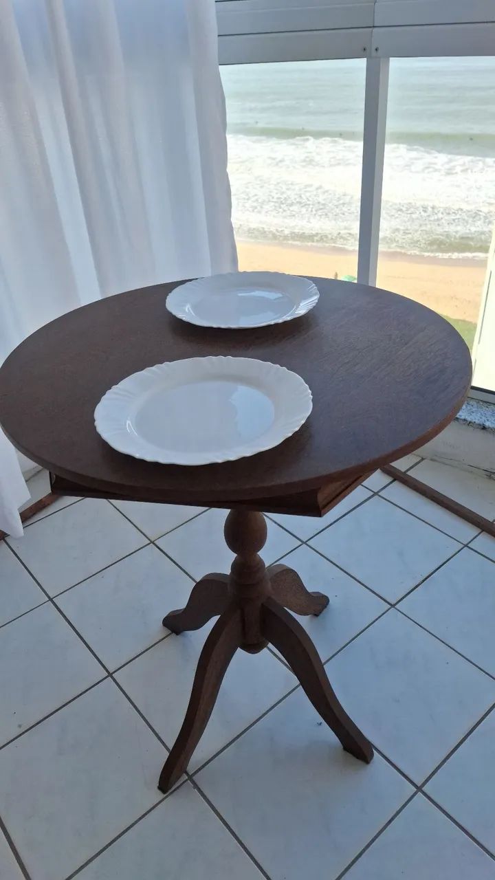 Mesa madeira 65 diâmetro 