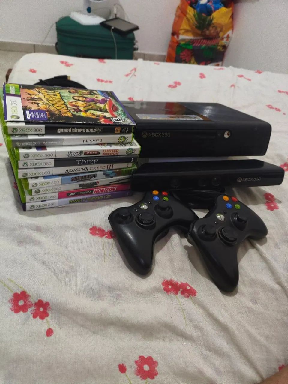 Xbox 360 + jogos + kinect 
