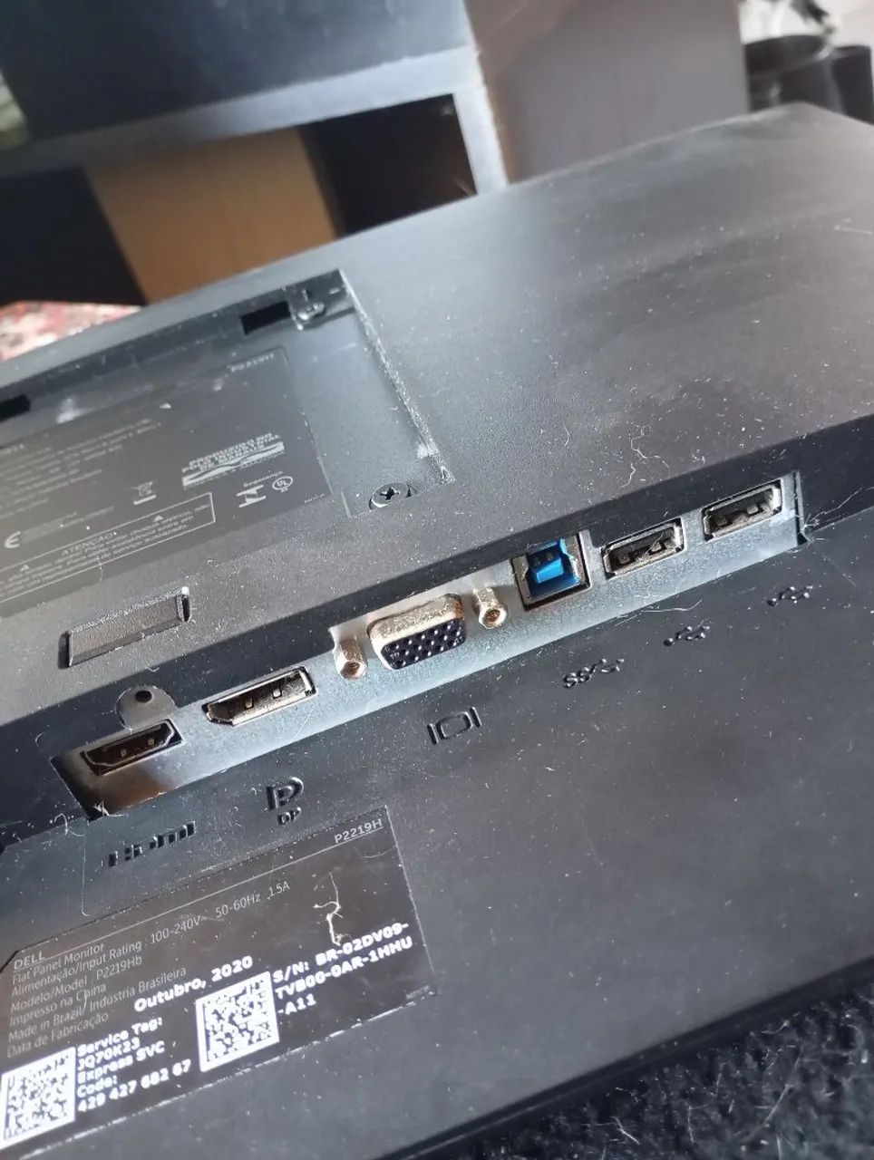 Monitor Dell 22" P2219H com defeito - Foto 5