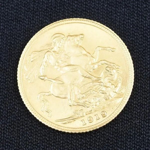 Moeda de 1 Libra Esterlina em  ouro 22k - Foto 2