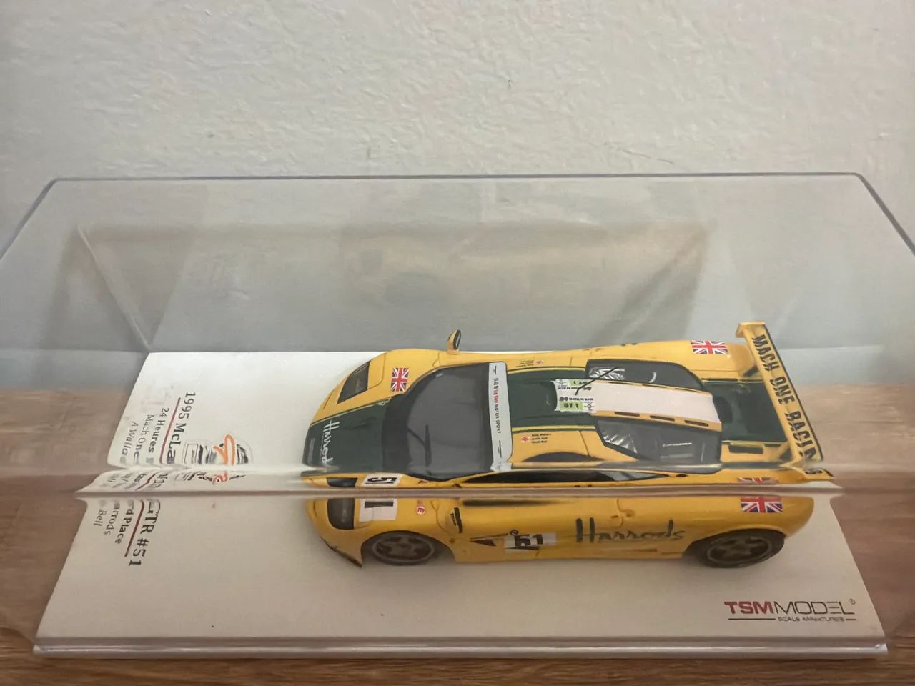 TSMモデル 1/43 1995 マクラーレン F1 GTR#51 Ayrton Senna TSMMODEL 1995 McLaren F1 GTR #51 1:43 - Hobbies e