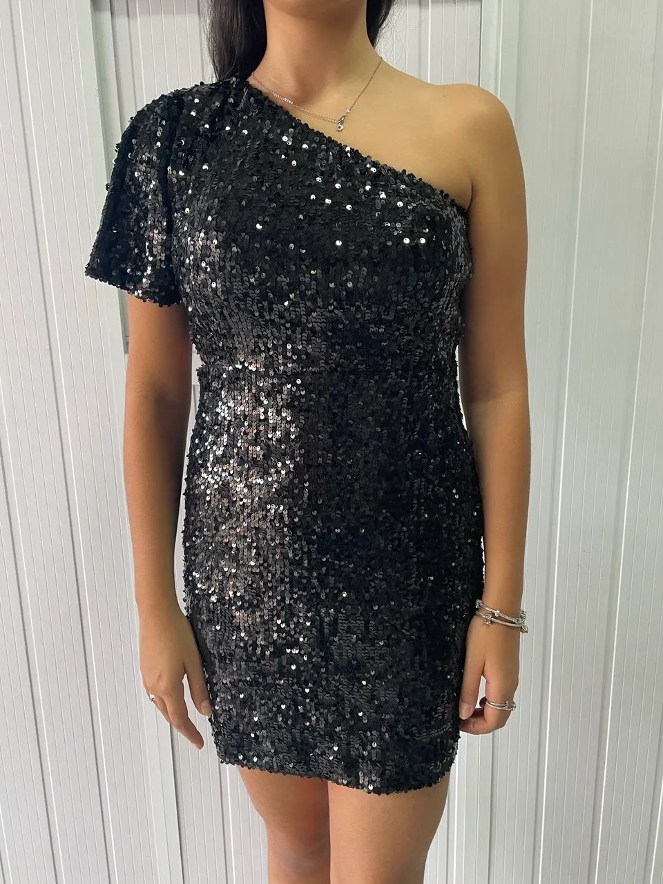 Vestido paitê preto  - Foto 3