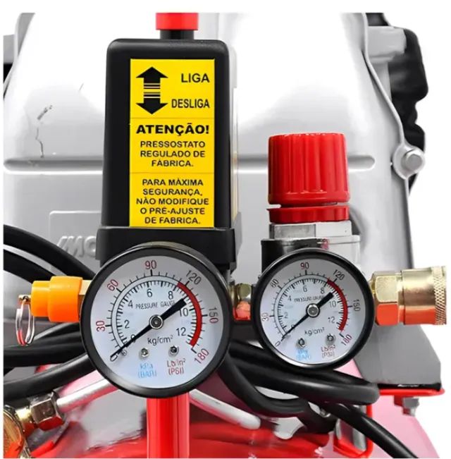 Compressor MotoMil MAM 10 50 Litros Ler Descrição por favor!!! - Foto 4