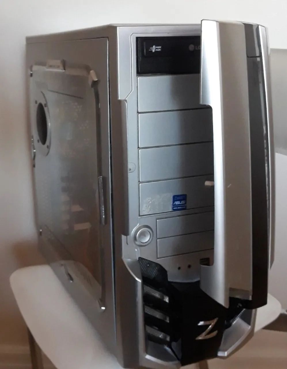 GABINETE CLONE X-GAME (PRATA E PRETO)  - Foto 3