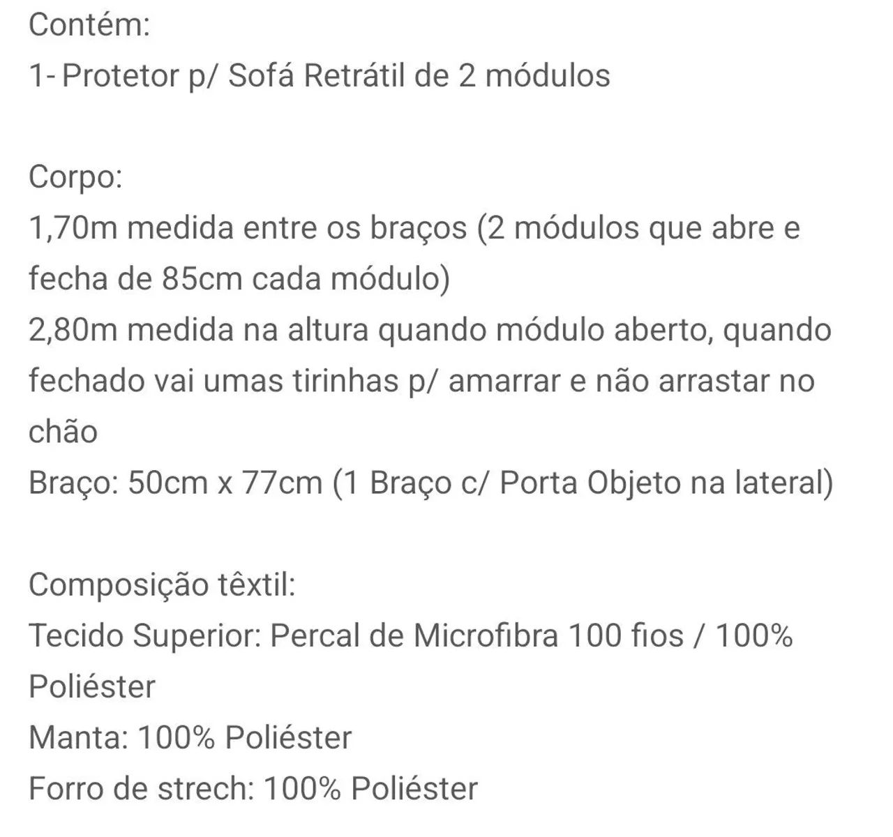 Protetor capa para sofá  - Foto 4