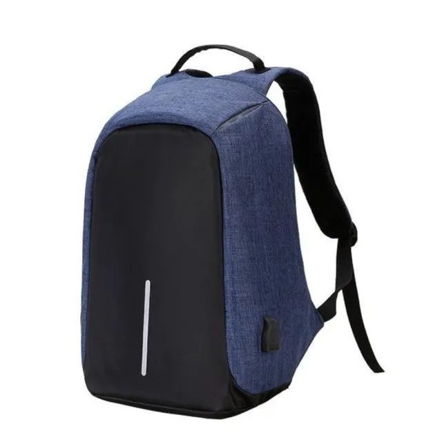 Mochila Anti Furto Roubo Com Cabo Usb Para Notebook  - Foto 2