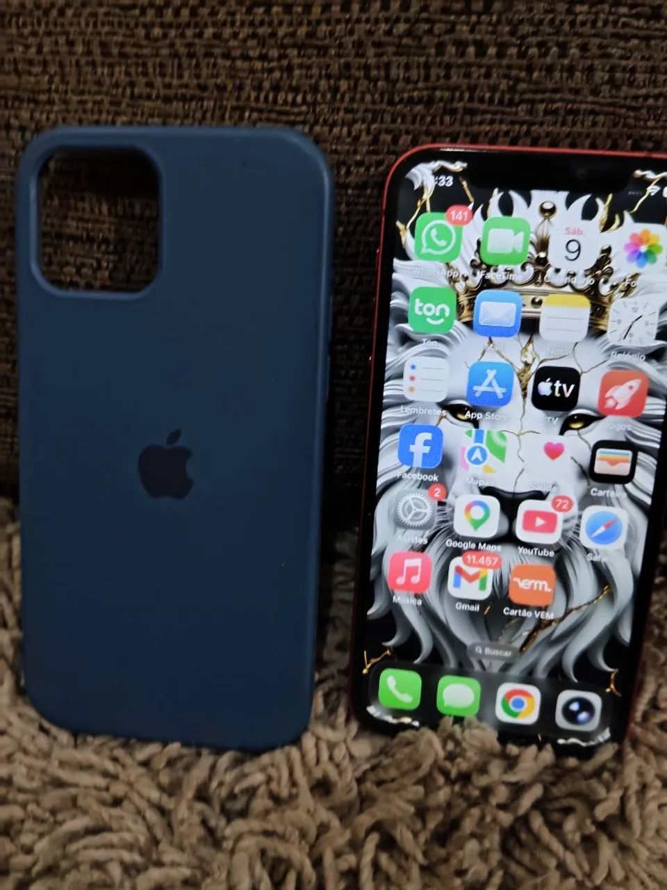 動作確認済み iPhone 12 64GB ID:N6286 iPhone 12 64 gigas de memória face id off tela OLED Premium