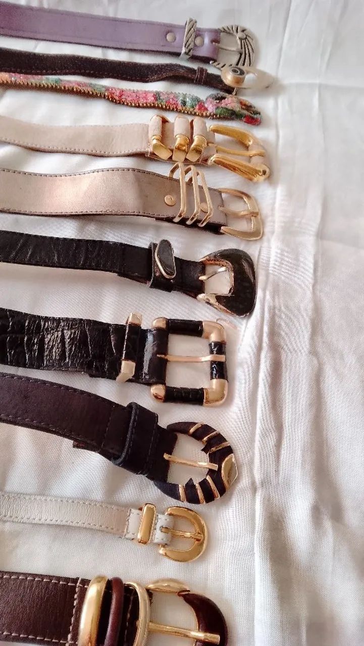 10 cintos femininos variados lindos - Foto 3