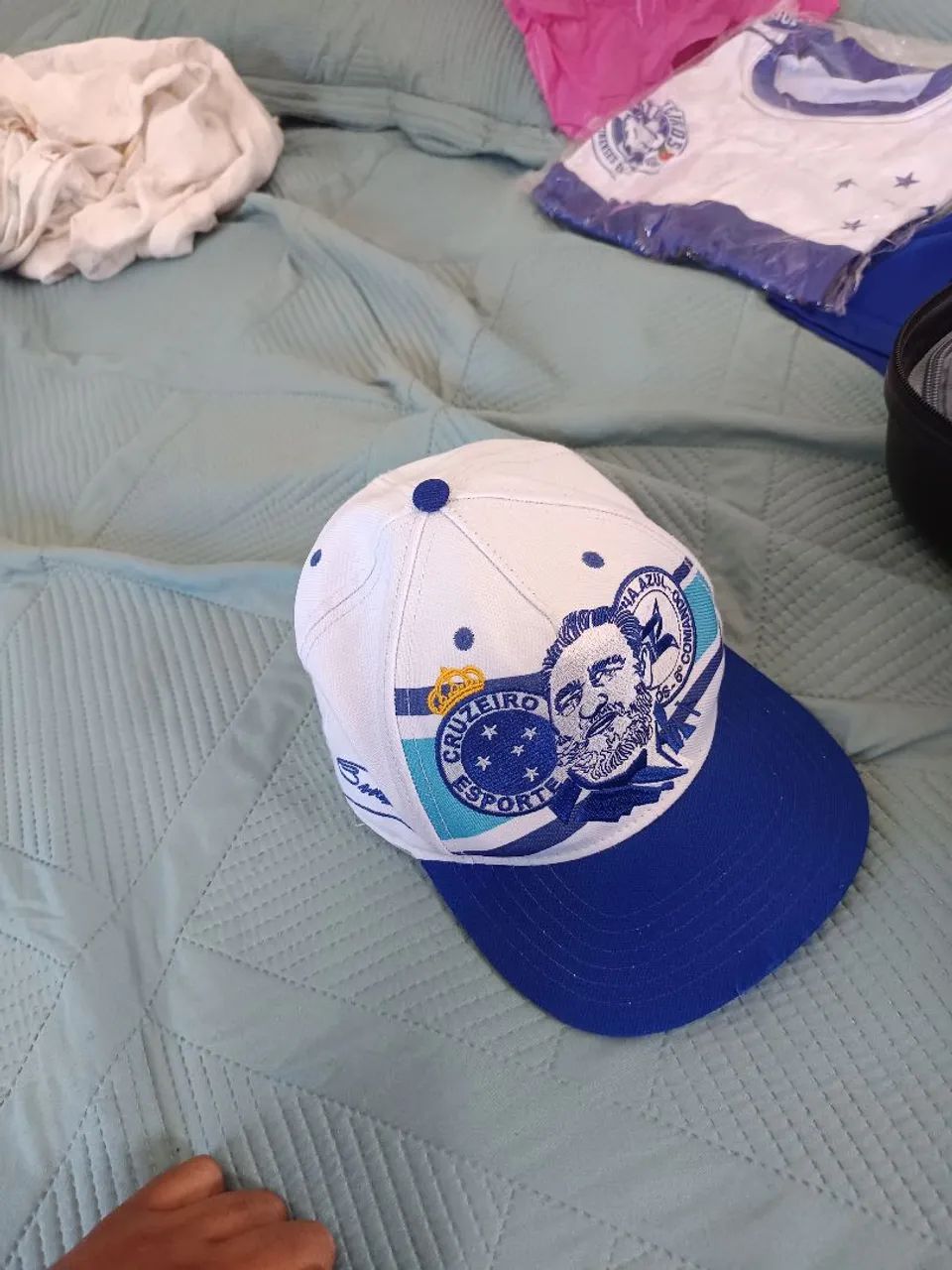 Boné máfia azul 8°comando