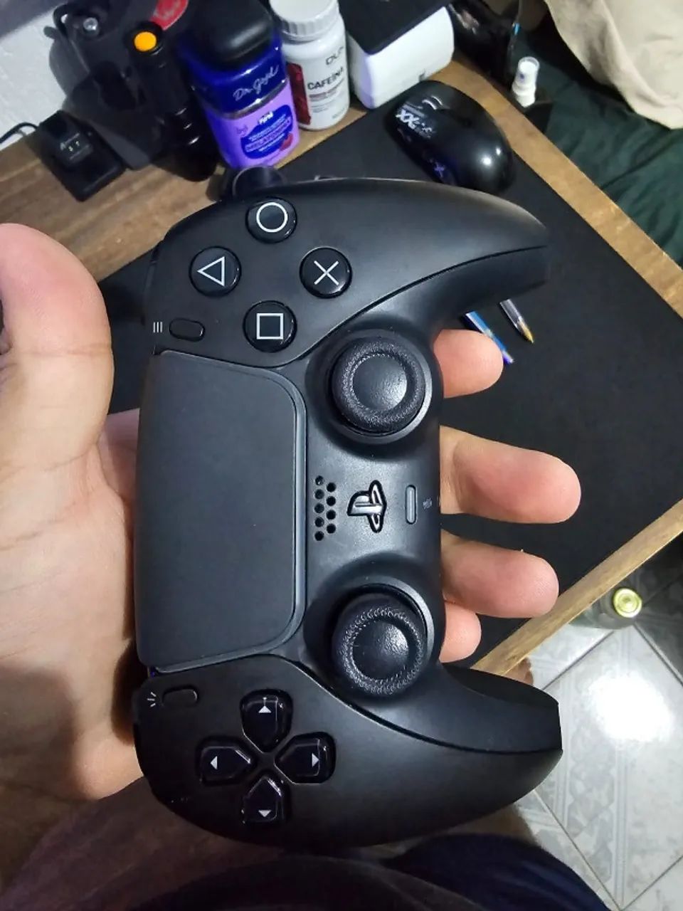 CONTROLE DE PS5 PLAYSTATION 5 PRETO + Base Carregadora DualSense PS5 | Original  - Foto 4