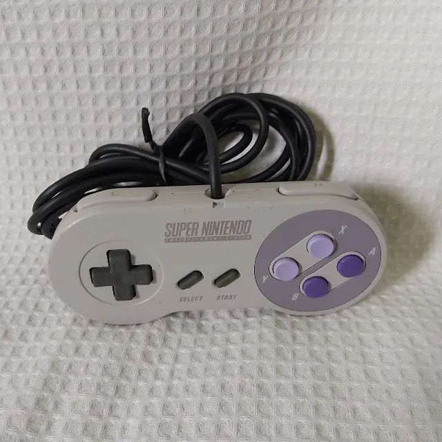 controle snes 001 LR grafado nao relevo original - Foto 3