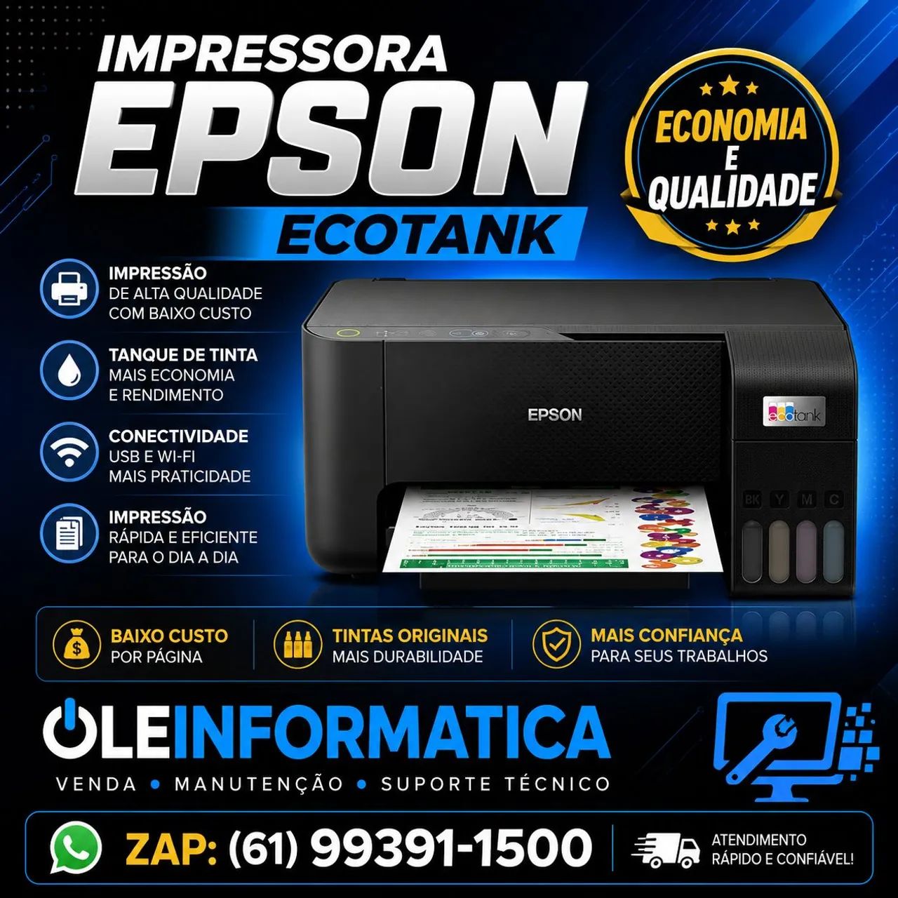 Impressora Epson revisada 