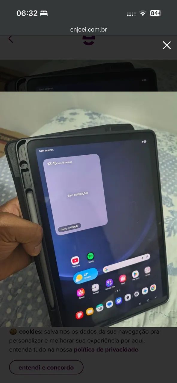 Tablet Samsung s9 Fe - Foto 5