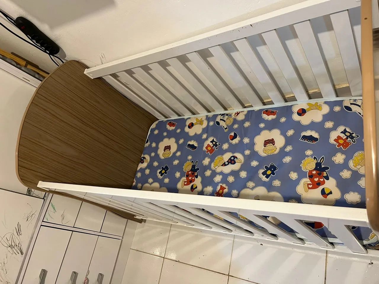 Berço ameriacano + colchao ortobon - Foto 2