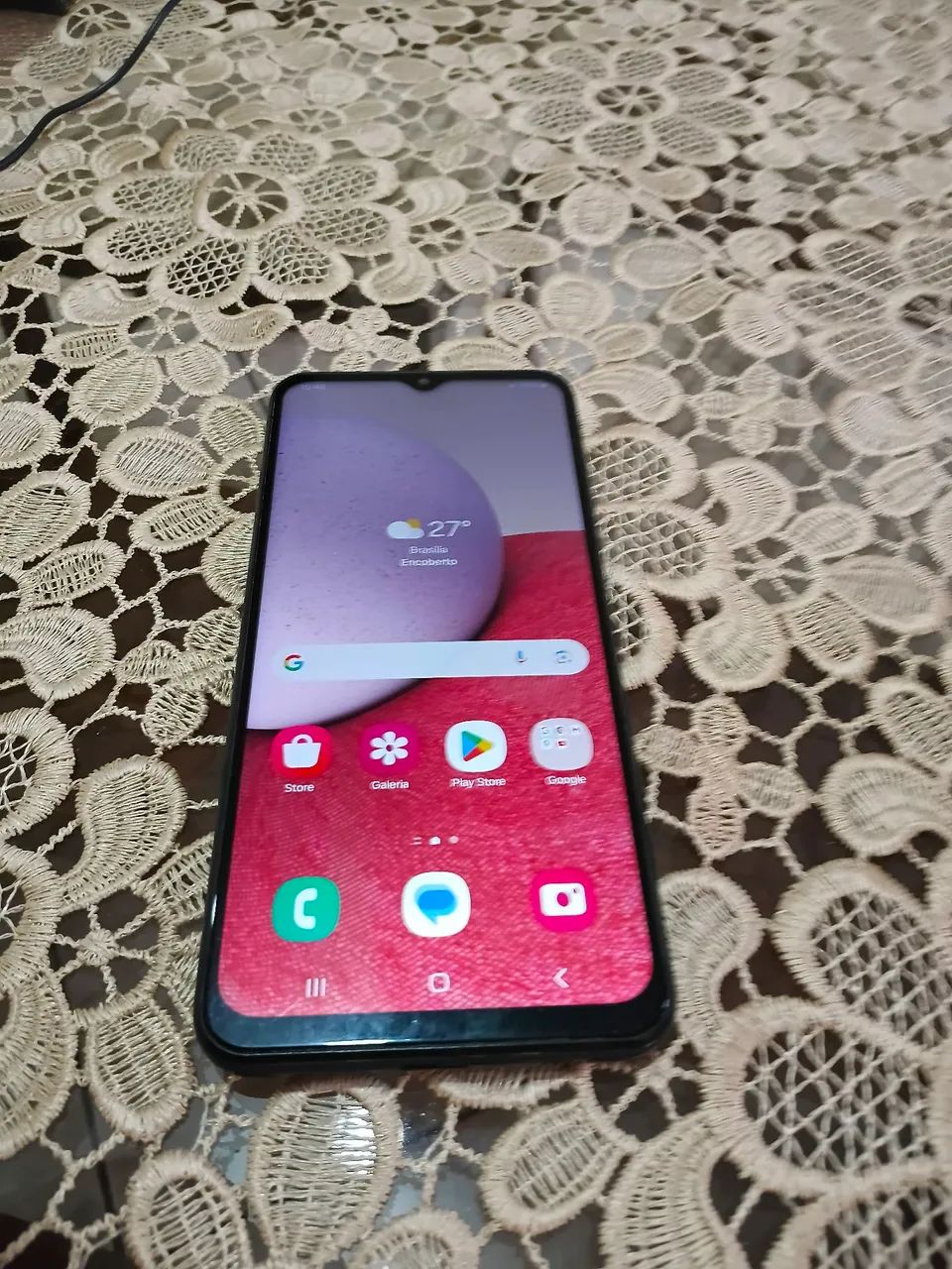 Samsung A13, Android 15, Display de 6.6 polegadas<br>