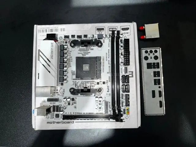 Placa-mãe Mini ITX JGINYUE B350i AM4 DDR4 - Foto 2