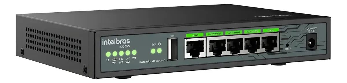 Roteador Intelbras Load Balance Vpn Gigabit R3005g Com VLAN - Novo - Foto 5