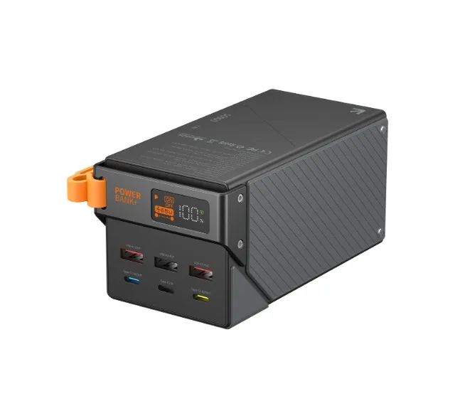 Power Bank 50.000mah 65W Com Perfeito Para Acampar Celular E Notebook
