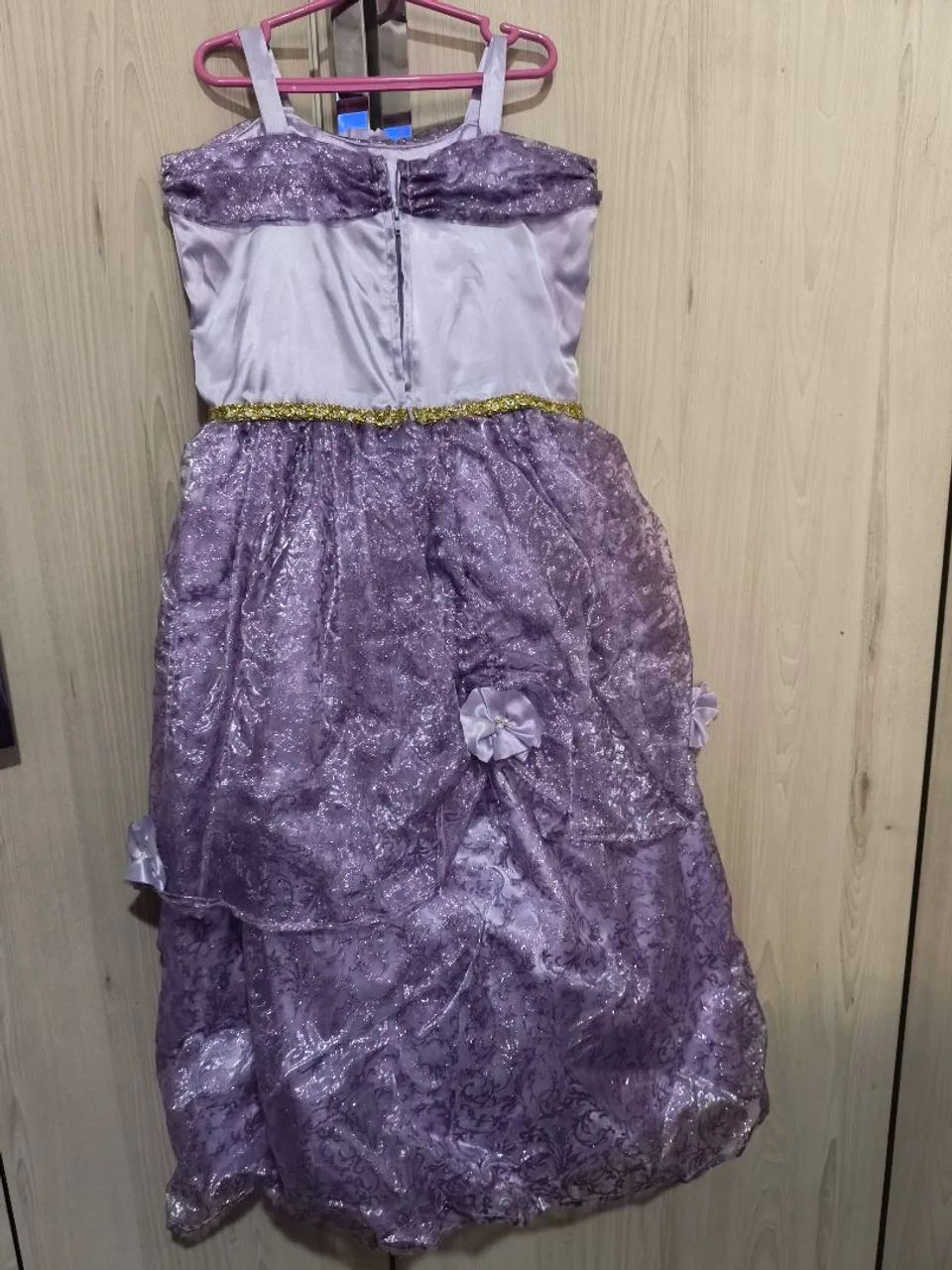 Fantasia Rapunzel ou Sofia. Vestido princesa  - Foto 3