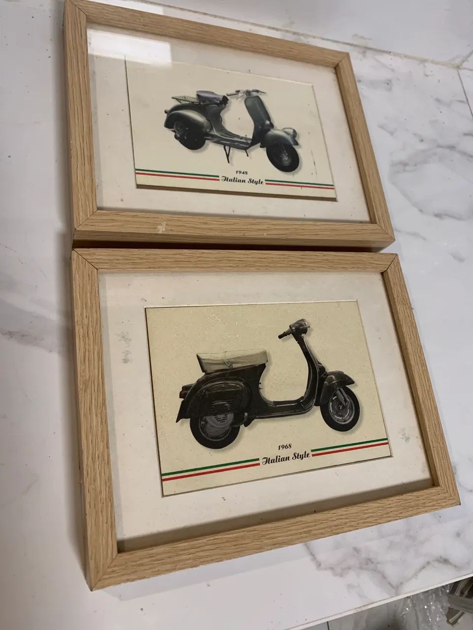 Par de quadros motocicletas antigas  - Foto 4