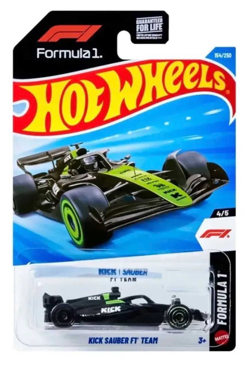 Hot wheels F1 Kick Sauber verde 2026