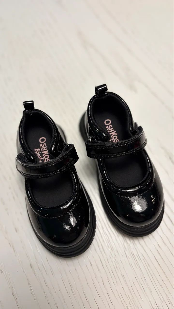 Sapato infantil preto OSHKOSH - Foto 4