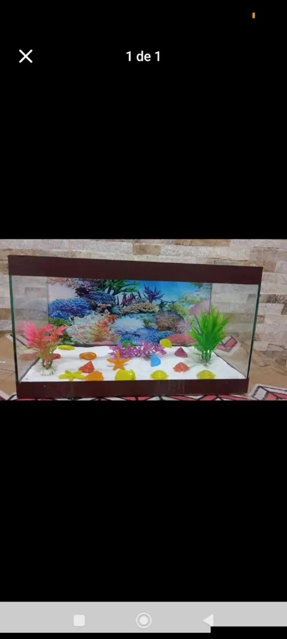 Aquário para peixes 