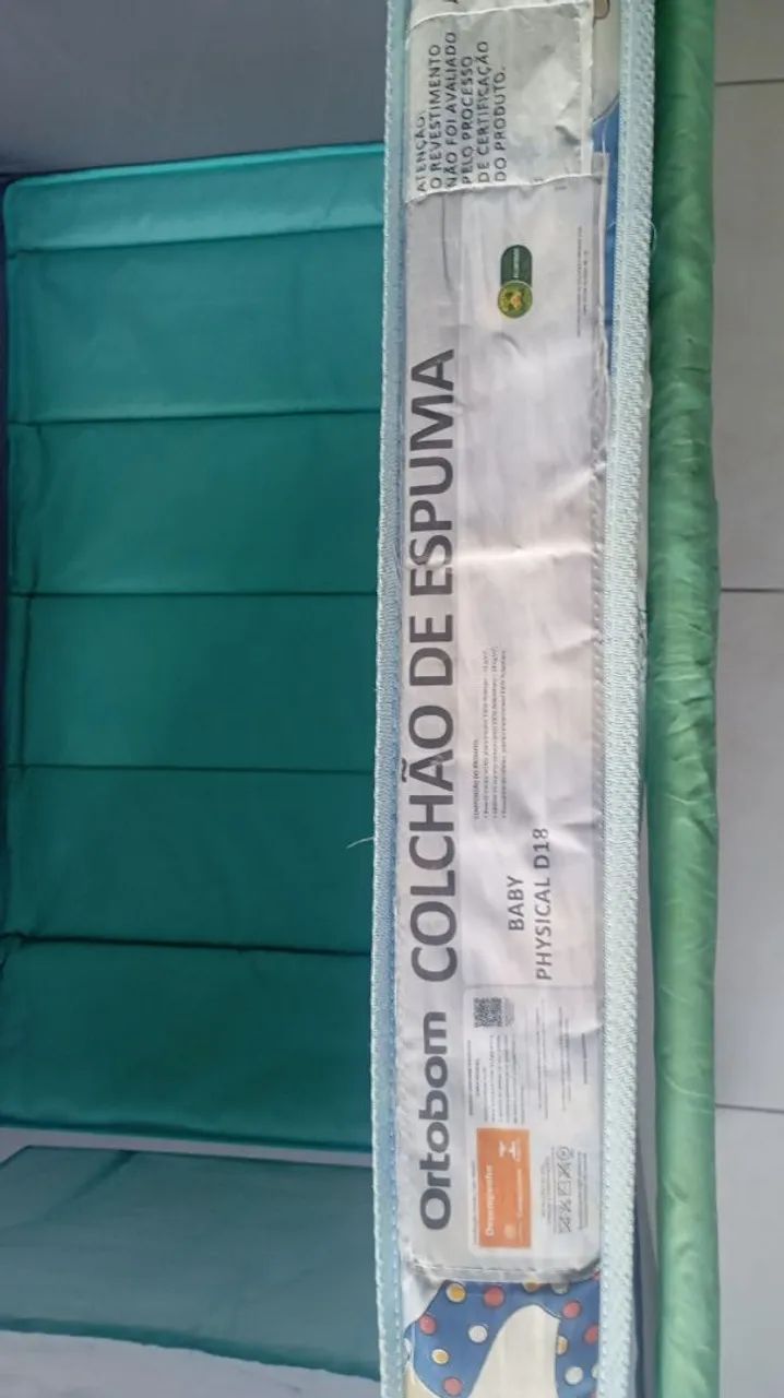 Berço portátil com colchão  - Foto 4