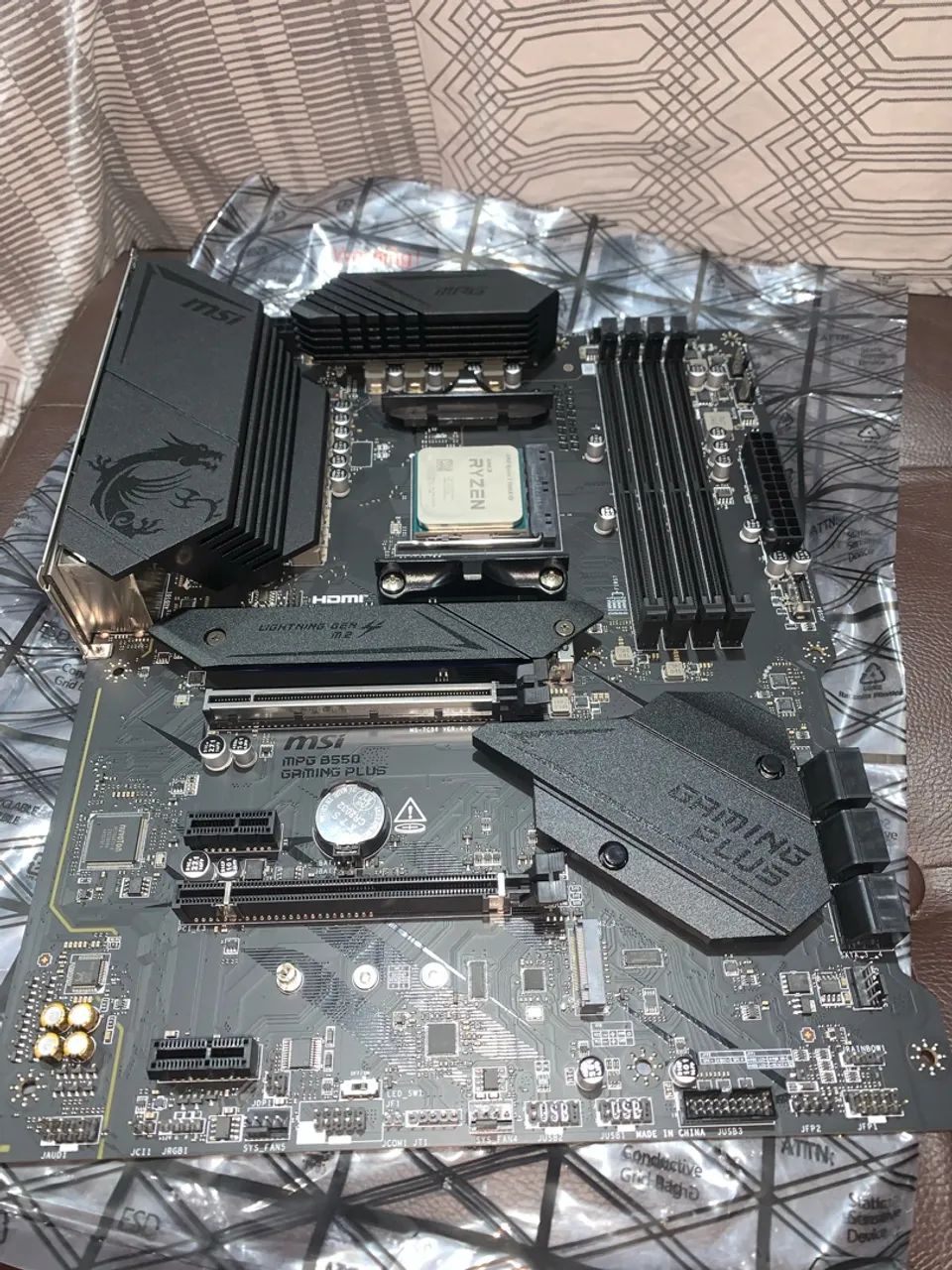 MSI B550 GAMING PLUS AM4 - Peças de Hardware - Prado, Maceió